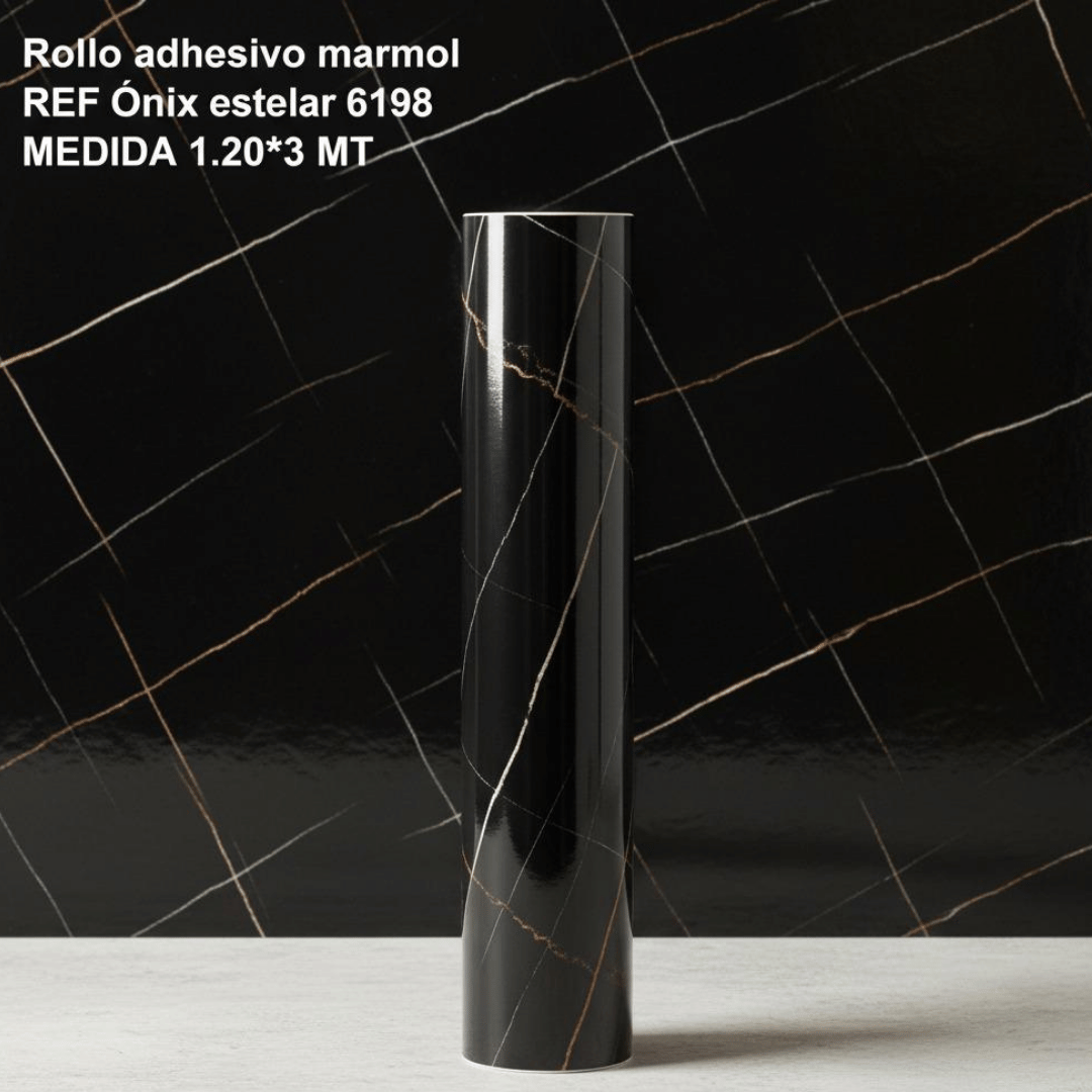 Rollo Adhesivo Mármol Onix Estelar 6198