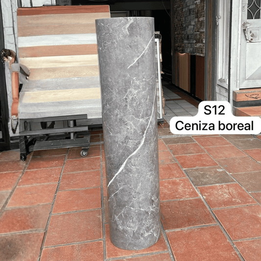 Rollo Adhesivo Mármol Ceniza Boral S12