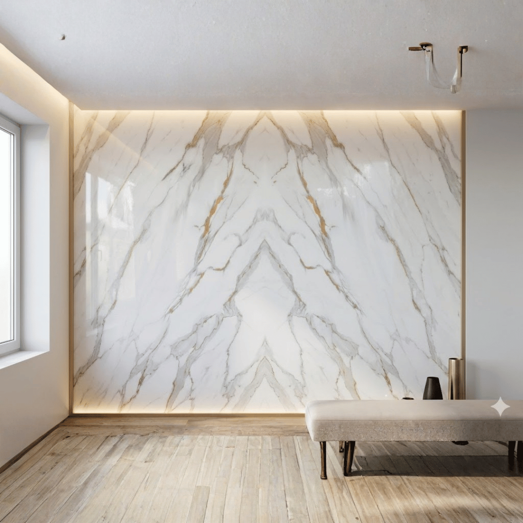 Rollo Adhesivo Mármol Oro Meridian 90570D1