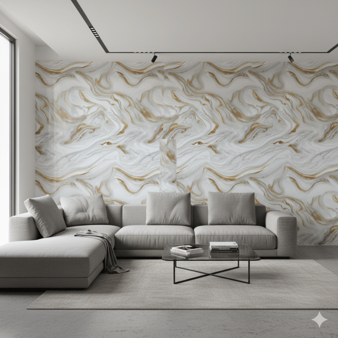 Rollo Adhesivo Mármol Golden Mirage S8