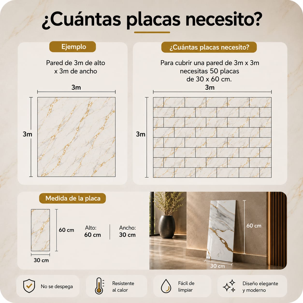 Adhesivo Marmoleado BRISA CARRARA X6