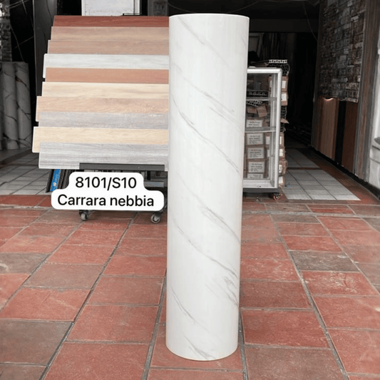 Rollo Adhesivo Mármol Carrara Nebbia 8101