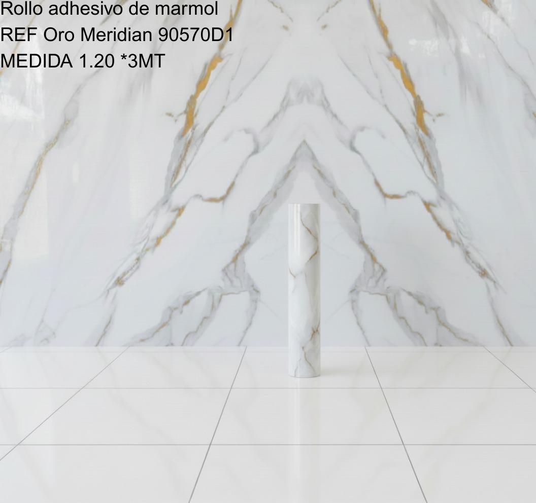 Rollo Adhesivo Mármol Oro Meridian 90570D1