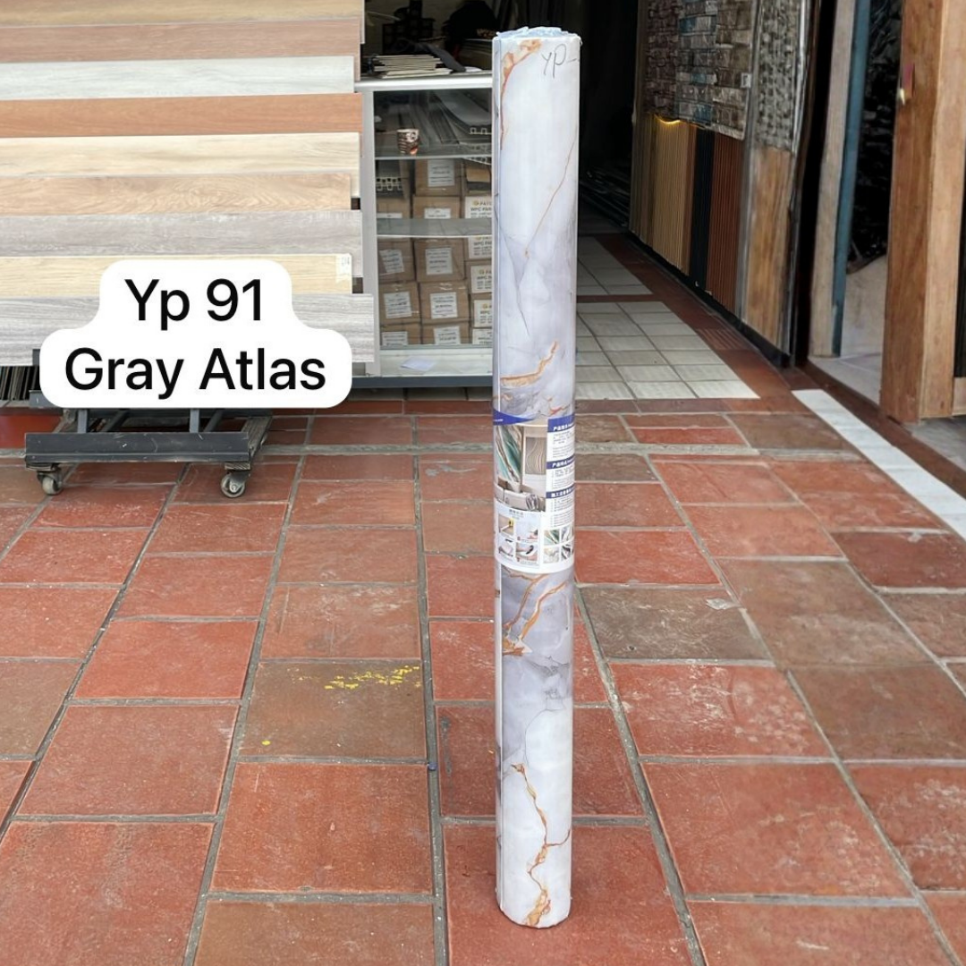 Rollo Adhesivo Mármol Gray Atlas 91