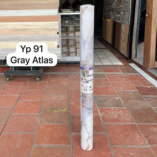 Rollo Adhesivo Mármol Gray Atlas 91